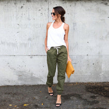 Women High Waist Sports Cargo Pants Outdoor Casual  Trousers Pants