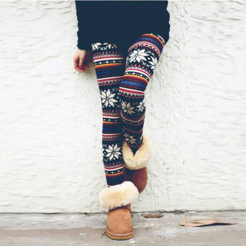 Casual Women Lady Skinny Print Stretchy Jegging Pants Slim Leggings